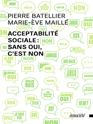 cover image of Acceptabilité sociale
